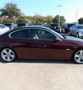bmw 3 series 2008 dk  red coupe 335i gasoline 6 cylinders rear wheel drive shiftable automatic 77074