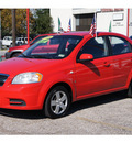 chevrolet aveo 2008 red sedan ls gasoline 4 cylinders front wheel drive automatic 77008