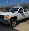 chevrolet silverado 2500hd 2013 white work truck 8 cylinders automatic 76051