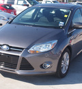 ford focus 2012 gray hatchback sel flex fuel 4 cylinders front wheel drive automatic 77338