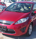 ford fiesta 2011 red sedan se gasoline 4 cylinders front wheel drive automatic 77338