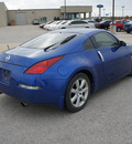 nissan 350z 2005 blue coupe gasoline 6 cylinders rear wheel drive automatic 75119