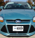 ford focus 2012 lt  blue sedan sel flex fuel 4 cylinders front wheel drive automatic 76011