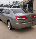 lincoln mkz 2008 gray sedan gasoline 6 cylinders all whee drive automatic 77656