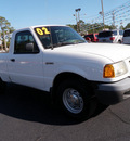 ford ranger 2002 white pickup truck xl gasoline 4 cylinders rear wheel drive automatic with overdrive 32401