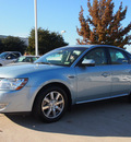 ford taurus 2008 lt  blue sedan sel gasoline 6 cylinders front wheel drive automatic with overdrive 76011
