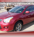 nissan rogue 2010 red suv s krom gasoline 4 cylinders front wheel drive automatic 77521