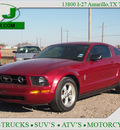 ford mustang 2007 dk  red coupe v6 deluxe gasoline 6 cylinders rear wheel drive 4 speed automatic 79119