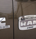 ram 2500 2011 dk  brown laramie longhorn diesel 6 cylinders 4 wheel drive automatic 76011