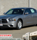 dodge charger 2013 silver sedan se gasoline 6 cylinders rear wheel drive automatic 62034