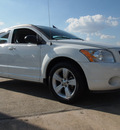dodge caliber 2011 white wagon mainstreet gasoline 4 cylinders front wheel drive cont  variable trans  77521