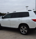 toyota highlander 2012 white suv limited gasoline 6 cylinders front wheel drive automatic 76011
