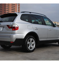 bmw x3 2008 silver suv 3 0si gasoline 6 cylinders all whee drive automatic 77002