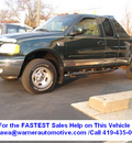 ford f 150 2001 dk  green xlt 4x4 gasoline 8 cylinders 4 wheel drive automatic with overdrive 45840
