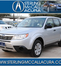 subaru forester 2010 silver suv 2 5x gasoline 4 cylinders all whee drive automatic 77074