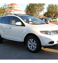 nissan murano 2012 pearl white sv gasoline 6 cylinders front wheel drive automatic 77477