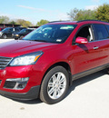chevrolet traverse 2013 red lt gasoline 6 cylinders front wheel drive automatic 78114