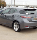 lexus ct 200h 2012 gray hatchback hybrid 4 cylinders front wheel drive automatic 77074