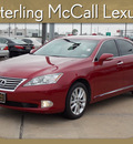 lexus es 350 2012 red sedan gasoline 6 cylinders front wheel drive shiftable automatic 77074