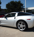 chevrolet corvette 2010 silver coupe coupe gasoline 8 cylinders rear wheel drive automatic 76011