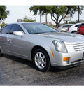 cadillac cts 2007 silver sedan cts gasoline 6 cylinders rear wheel drive automatic 77074