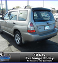 subaru forester 2007 silver wagon 2 5 x gasoline 4 cylinders all whee drive automatic 56301