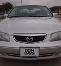 mazda 626 2001 silver sedan lx gasoline 4 cylinders front wheel drive automatic with overdrive 76018