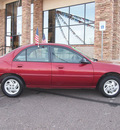 ford escort 1997 red sedan lx gasoline 4 cylinders front wheel drive automatic 80229