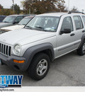 jeep liberty 2003 silver suv sport gasoline 6 cylinders rear wheel drive automatic 75062