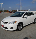 toyota corolla 2011 white sedan le gasoline 4 cylinders front wheel drive automatic 75604