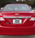 toyota corolla 2011 red sedan le gasoline 4 cylinders front wheel drive automatic 76011
