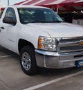 chevrolet silverado 1500 2013 white wt gasoline 6 cylinders 2 wheel drive 4 spd auto,elec cntlled aud sys,am fm ster winds,lcks and mi 77090