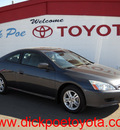 honda accord 2006 gray coupe lx gasoline 4 cylinders front wheel drive automatic 79925