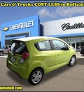 chevrolet spark 2013 lt  green hatchback 1lt auto gasoline 4 cylinders front wheel drive 4 speed automatic 55313