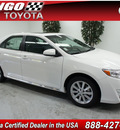 toyota camry 2012 white sedan xle v6 gasoline 6 cylinders front wheel drive not specified 91731
