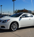 nissan altima 2010 white coupe 3 5 sr gasoline 6 cylinders front wheel drive automatic 76018