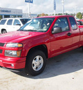chevrolet colorado 2008 red pickup truck gasoline 5 cylinders 2 wheel drive automatic 77304