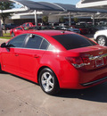 chevrolet cruze 2012 red sedan lt gasoline 4 cylinders front wheel drive automatic 76049