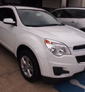 chevrolet equinox 2012 white suv lt flex fuel 4 cylinders front wheel drive automatic 77581