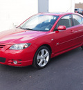 mazda mazda3 2005 red sedan gasoline 4 cylinders front wheel drive automatic with overdrive 77802