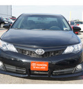 toyota camry 2012 black sedan se gasoline 4 cylinders front wheel drive automatic 76543