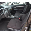 honda civic 2013 black sedan ex gasoline 4 cylinders front wheel drive automatic 77339