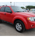 ford escape 2009 red suv xlt gasoline 4 cylinders front wheel drive 6 speed automatic 77539