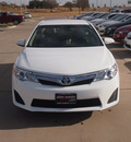 toyota camry 2012 white sedan le gasoline 4 cylinders front wheel drive automatic 76049