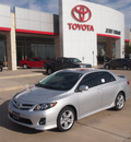 toyota corolla 2013 silver sedan s gasoline 4 cylinders front wheel drive automatic 76049