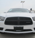 dodge charger 2011 white sedan police gasoline 6 cylinders rear wheel drive automatic 77578