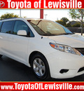 toyota sienna 2011 white van le gasoline 6 cylinders front wheel drive automatic 75067