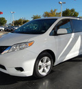 toyota sienna 2011 white van le gasoline 6 cylinders front wheel drive automatic 75067