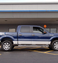 ford f 150 2011 dk  blue xlt flex fuel 8 cylinders 4 wheel drive shiftable automatic 61832