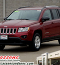 jeep compass 2013 red suv gasoline 4 cylinders 2 wheel drive 5 speed manual 62034